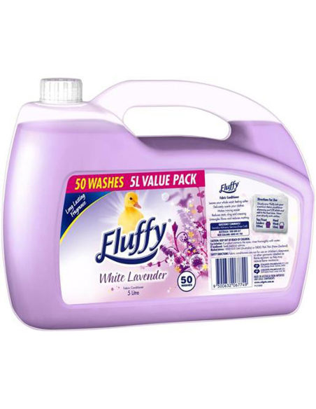 Fluffy White Lavender Fabric Softener 5ltr x 1