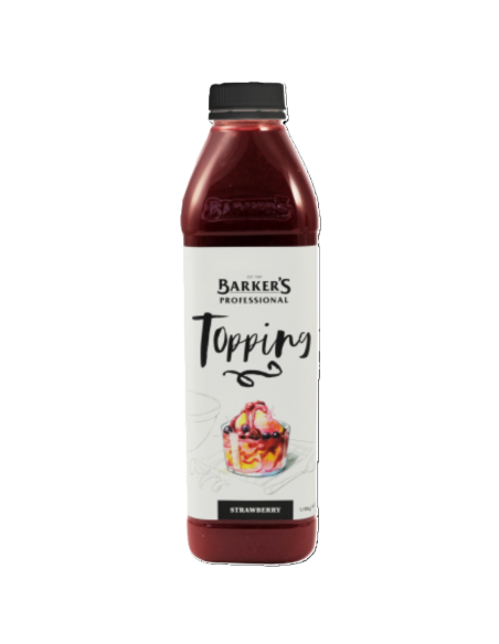Barkers Topping Strawberry 1ltr x 1