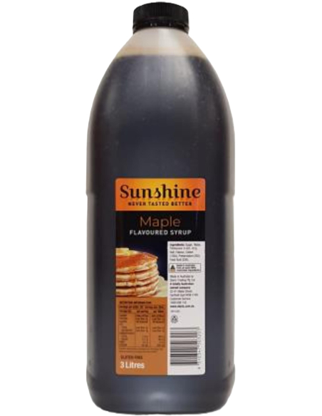 Sunshine Maple Flavoured Syrup 3ltr x 1