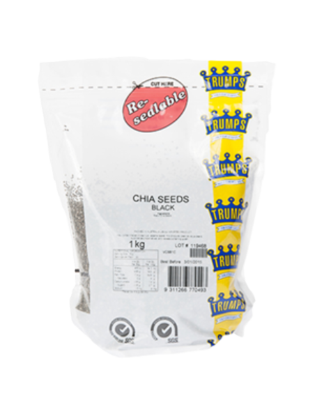 Trumps Seeds Chia Black 1kg x 1