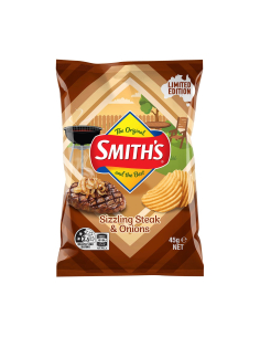 Smith's Sizzling Steak & Cebula 45g x 18