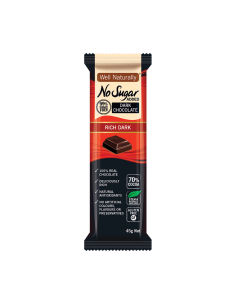Well naturalny cukier za darmo 45g bogatym ciemny x 16