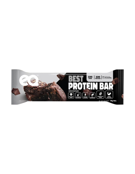 Eq Najlepszy proteinowy bar brownie 75g x 12