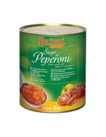 Buitoni 酱油Peperonata sugo ai peperoni 3kg x 1
