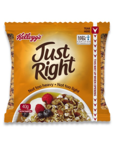 Kelloggs Juste des sachets droits 40g x 30