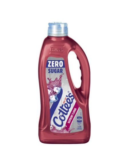 Cottees Zero Sugar Raspberry Cordial 1ltr x 1