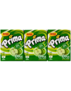 Prima Star アップルアクションジッパー200ml x 24を飲む