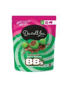 Darrell Lea Milk Chocolate Minty Crunch Balls 152g x 12