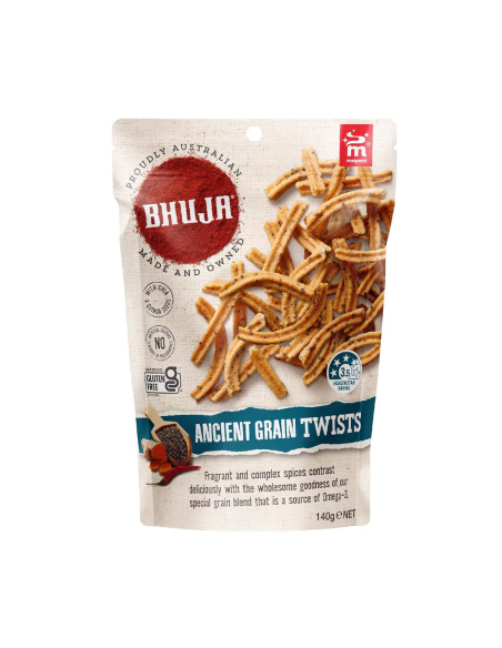Bhuja Ancient Grain Twists 40g x 12