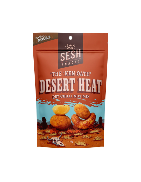 Sesh Snack Desert Heat Dry Chilli Nut Mix 130g x 6