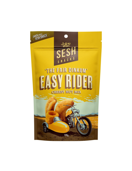Sesh Snacks Easy Rider Cheesie Nut Mix 130g x 6