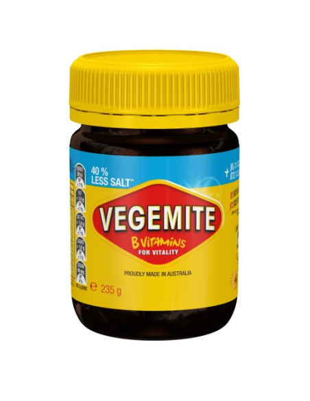 Vegemite 40% mniejszej soli 235g x 12