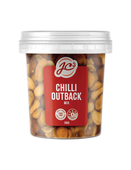 Jc's Chilli Outback Mix Cup 100g x 12