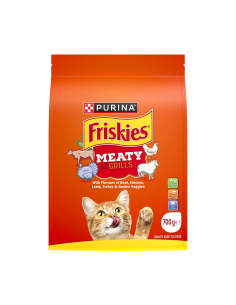 Friskies Adult Meaty Grills Dry Cat Food 700g x 1