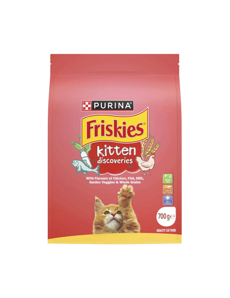 Friskies Gatito descubrimientos seca gato comida 700g x 1