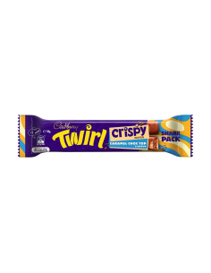 Cadbury Dwirl Crispy Choc Caramel 58G x 40