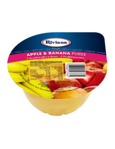 Riviana Puree Apple＆Banana 120g x 12