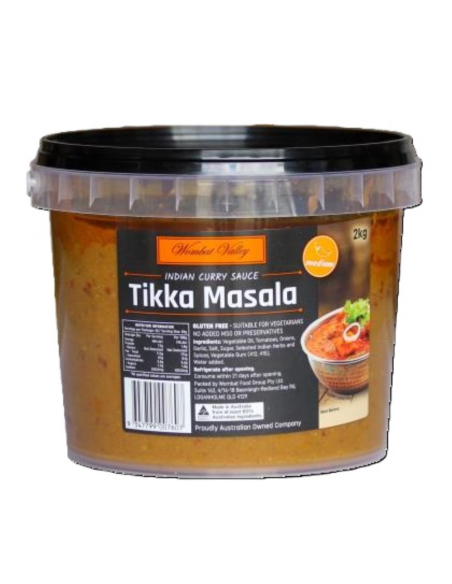 Wombat Valley Salsa tikka masala sin gluten 2kg x 1