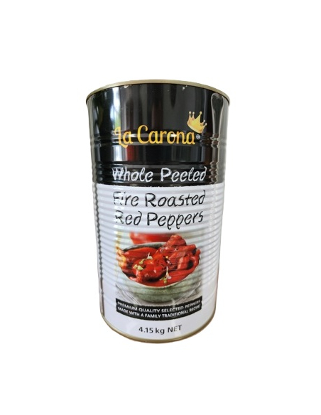 La Carona Peppers Red Roasted Whole 4.15kg x 1