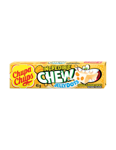 Chupa Chups Incredible Chew Jelly Dots Mango 45g x 20