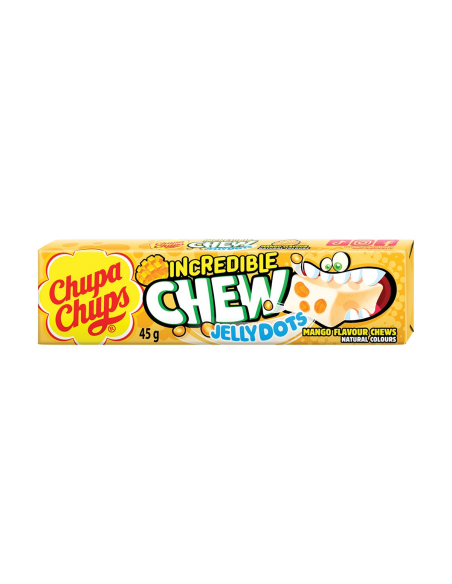 Chupa Chups Incredible Chew Jelly Dots Mango 45g x 20