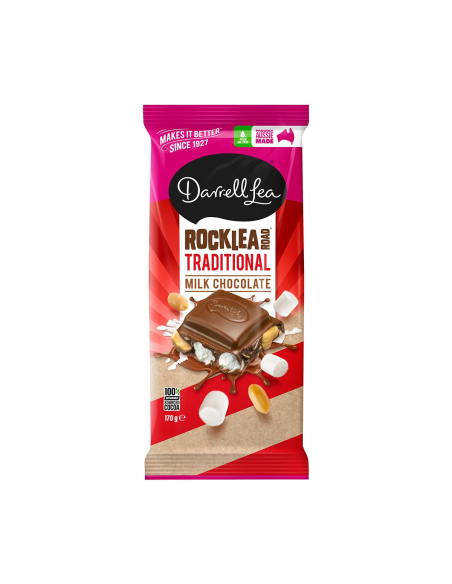 Darrell Lea Rocklea Road Block 170g x 12