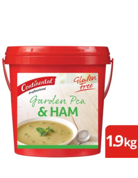 Continental Soep Garden Pea & Ham Glutenvrij 1.9kg x 1 Continental Soep Garden Pea & Ham Glutenvrij 1.9kg x 1