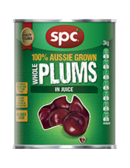 Spc Ciruelas enteras en jugo 3kg x 1