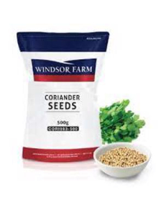 Windsor Farm Seeds Coriander Whole 500g x 1
