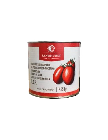 Solana Tomatoes Whole Peeled San Marzano 2.55kg x 1