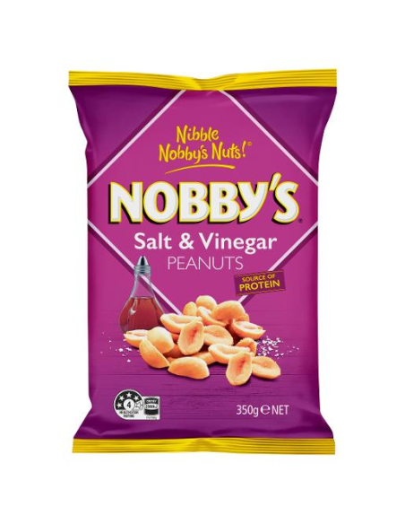 Nobbys Sól i ocet orzeszków ziemnych 350g x 12