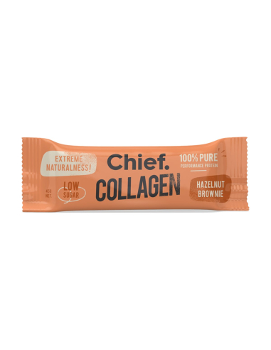 Chief Hazelnut Collagen Bar 45g x 12