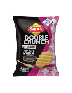 Smith Double Crunch Salt & Vinegar 80g x 12