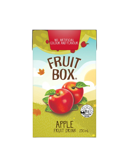 Boîte de fruits Apple 250ml x 24