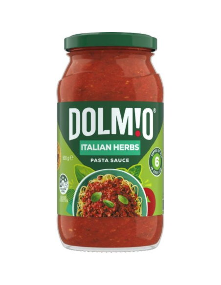 Dolmio Pasta saus Italiaans kruid 500g x 1
