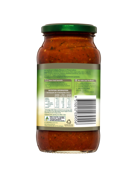 Dolmio Salsa de pasta hierba italiana 500g x 1