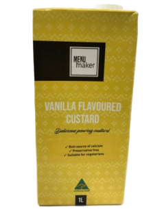 Menu Maker Custard uht vanille 1ltr x 1