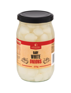 Sandhurst Oignons de cocktail blanc bébé 375g x 1