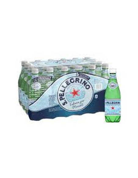 San Pellegrino 矿泉水波光粼粼的自然允许携带宠物500毫升x 24