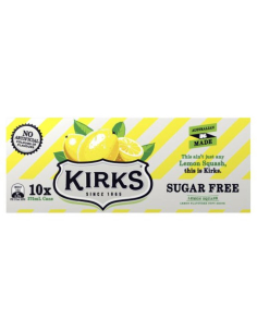 Kirks Zucchero senza limone Squash 375ml x 20