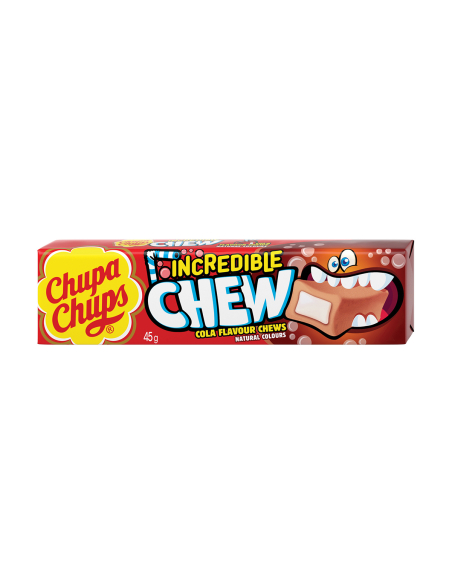 Chupa Chups Cola increíble chew lollipop 45g x 20