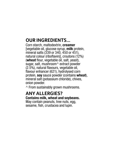 Continental Coupe de champignons crémeux-A-Soupe 2 sert 50g x 1