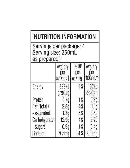 Continental La crème de la gobelet de champignon-a-soupe 4 sert 70g x 1