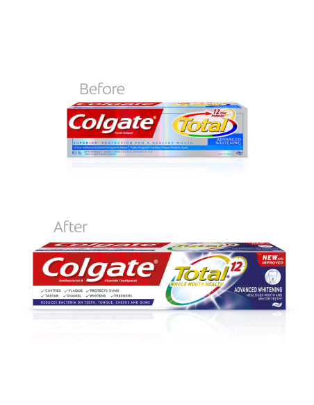 Colgate Dentifrice total de blanchiment avancé 115g x 1