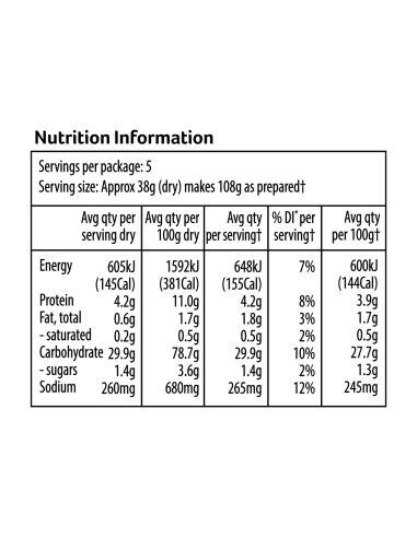 Continental アジアの東洋のチャーハン値パック180g x 1
