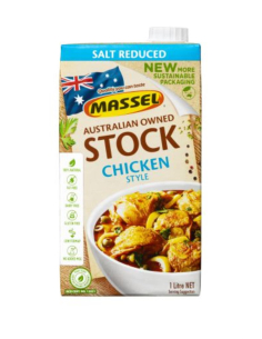 Massel Sel de poulet réduit Organic Stock liquide 1LTR x 6