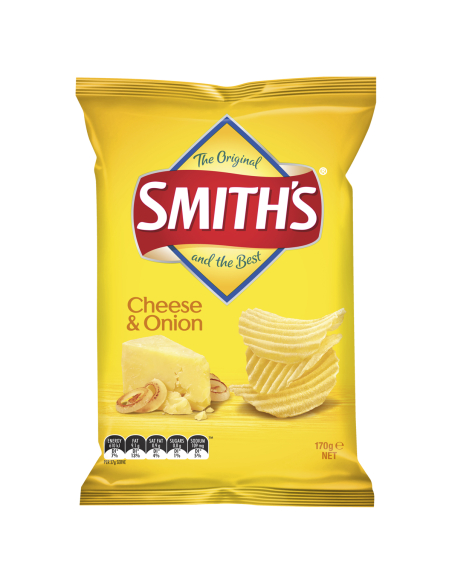 Smiths Cheese and Onion 170g x 1