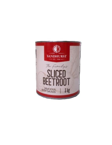 Sandhurst Beetroot Sliced 3kg x 1
