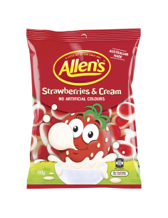 Allens Crema de fresa 190g x 12