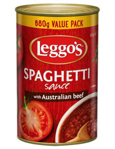 Leggos Beef Spaghetti Sauce 680g x 1